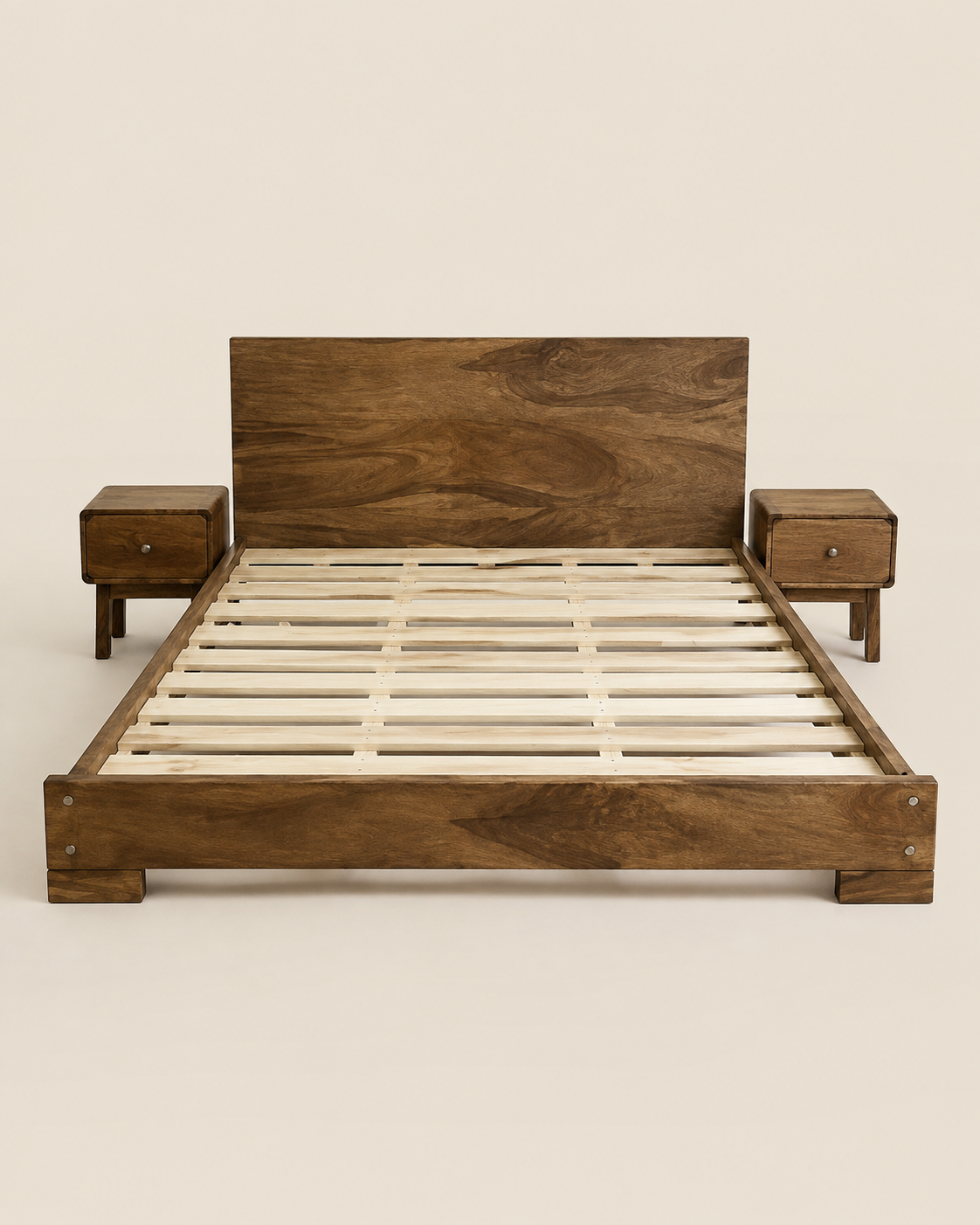 6 by 6 Moyo Heritage Bed — handcrafted African furniture by King Basu furniture and Decor  in Kenya (view 4)
