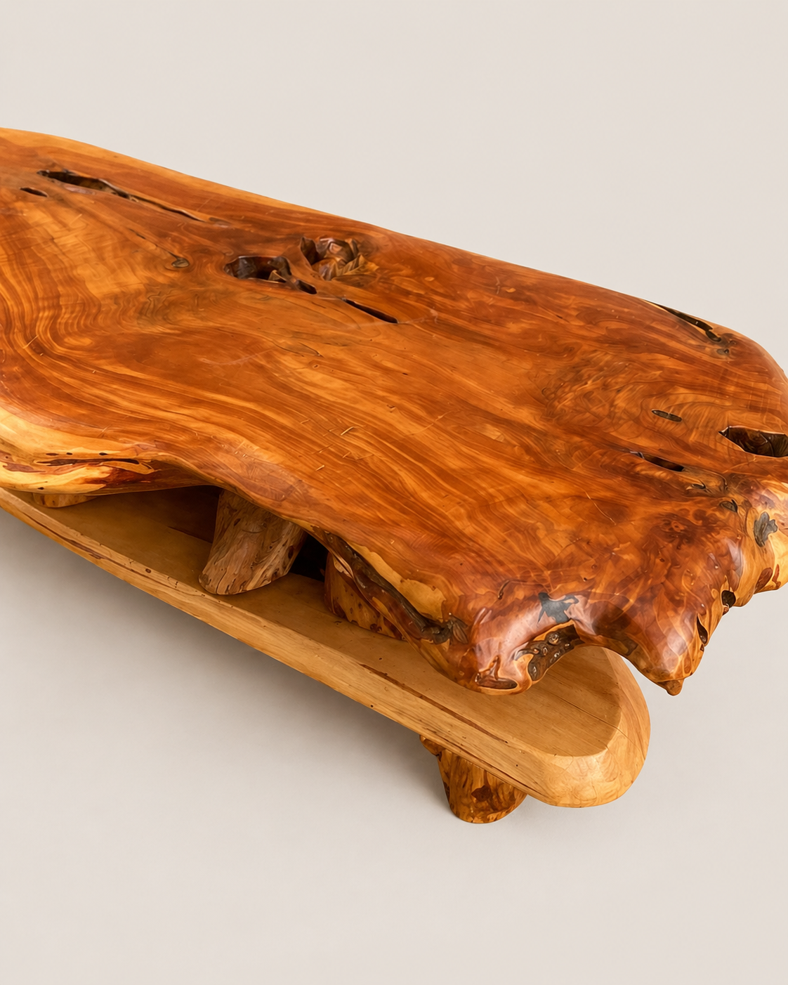 TV Stand Kizingo Console — handcrafted African furniture by Natural art furniture  in Kenya (view 4)