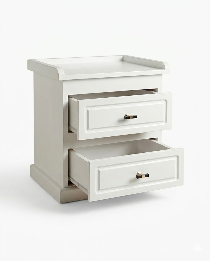Bedside Drawer Kimondo — handcrafted African furniture by Bonny furnitures  in Kenya (view 2)