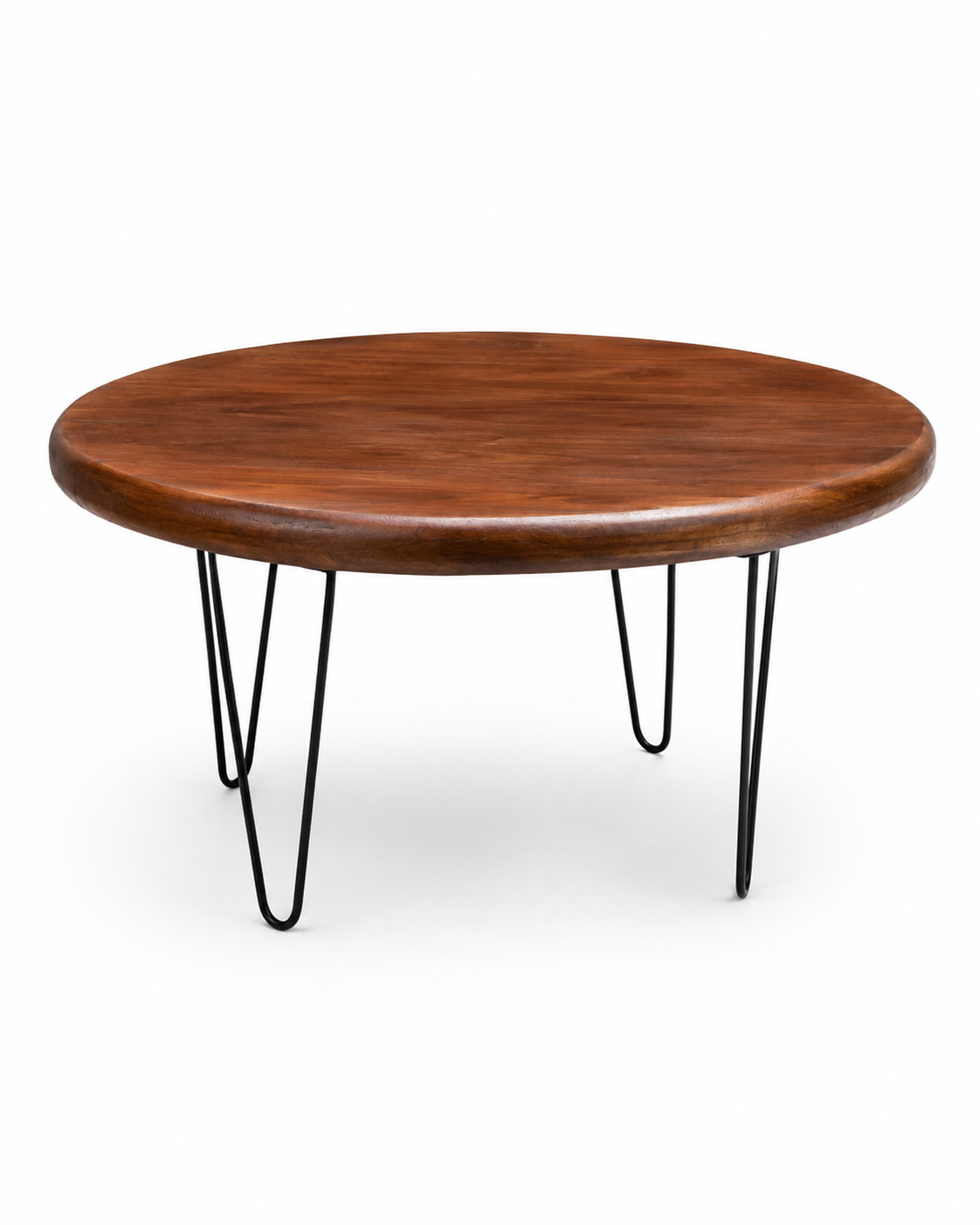 Jabali Round Coffee Table — handcrafted African furniture by Andmorecode in Kenya