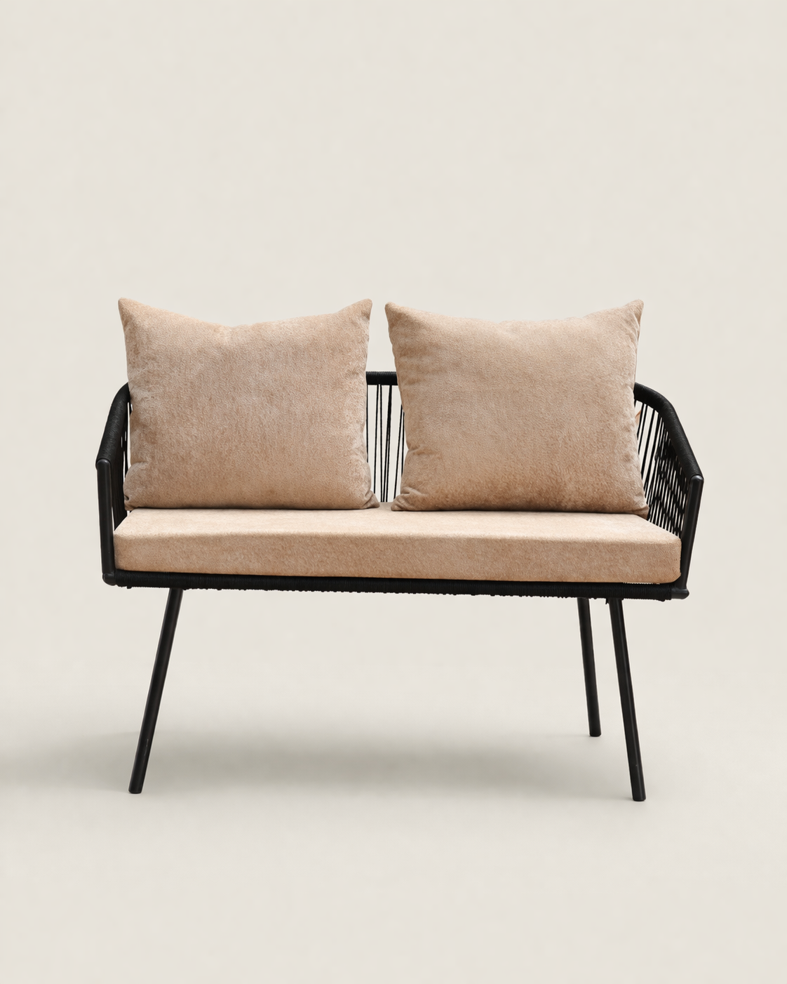 Balcony Seat: Kanga Two-Seater — handcrafted African outdoor by Makey Stays in Kenya