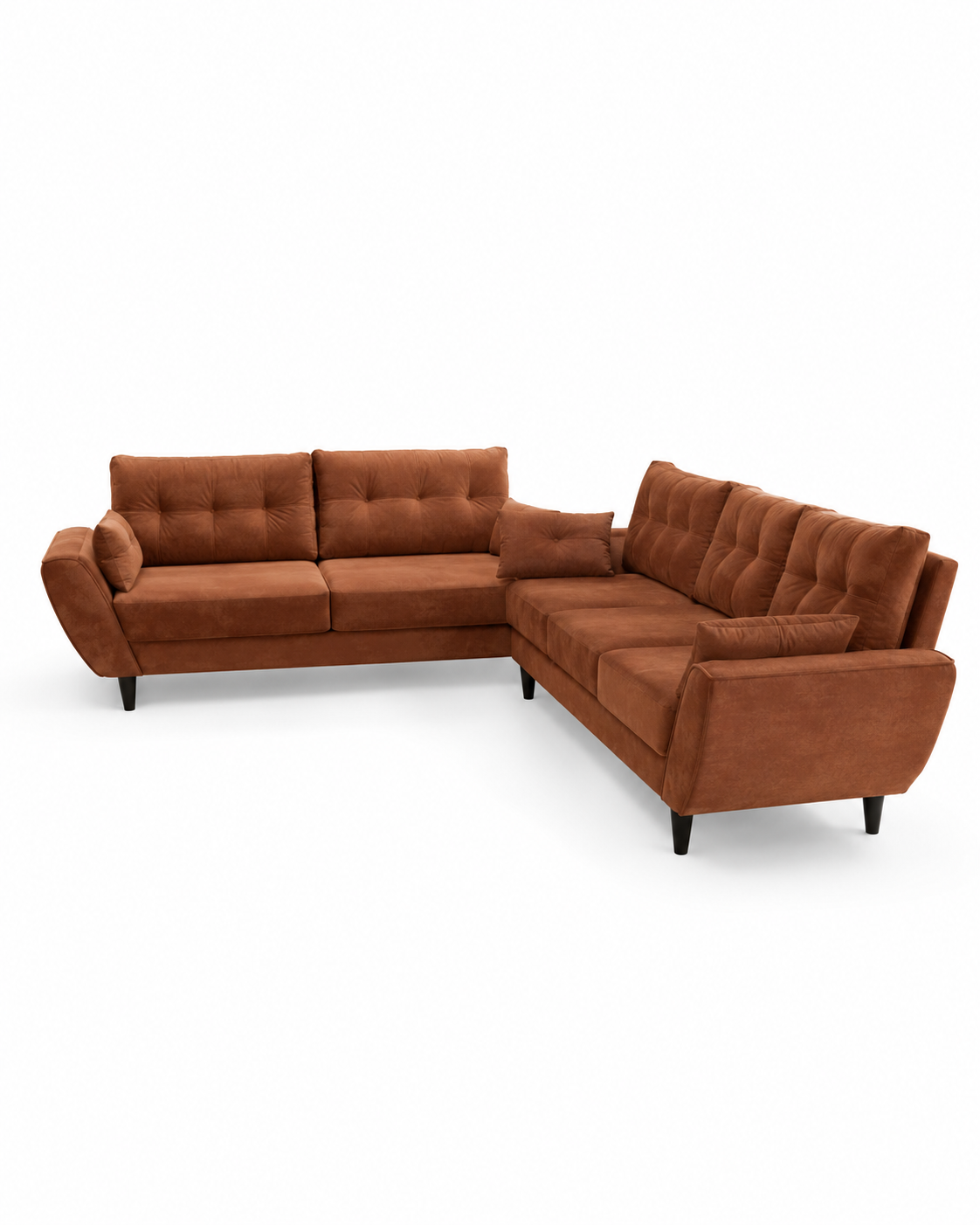 5 Seater Lounge Sofa — handcrafted African furniture by Ojey's design limited in Kenya (view 3)