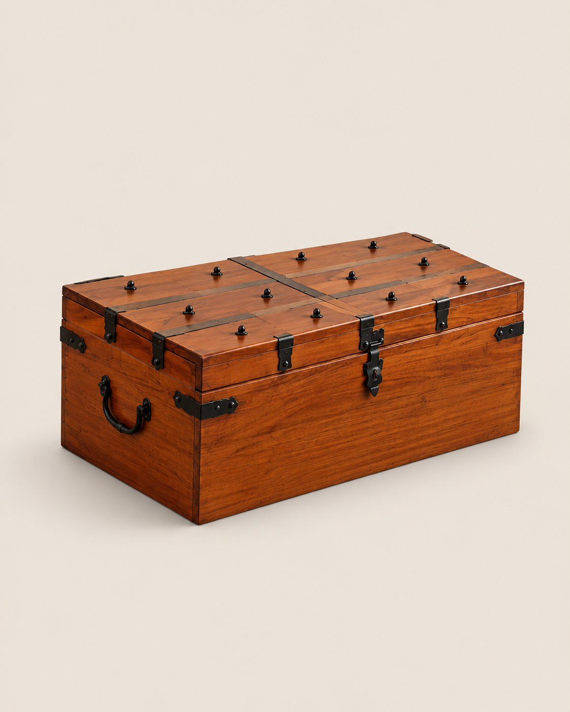 Chemi Mahogany Storage Chest — handcrafted African furniture by El Mundo Furniture in Kenya
