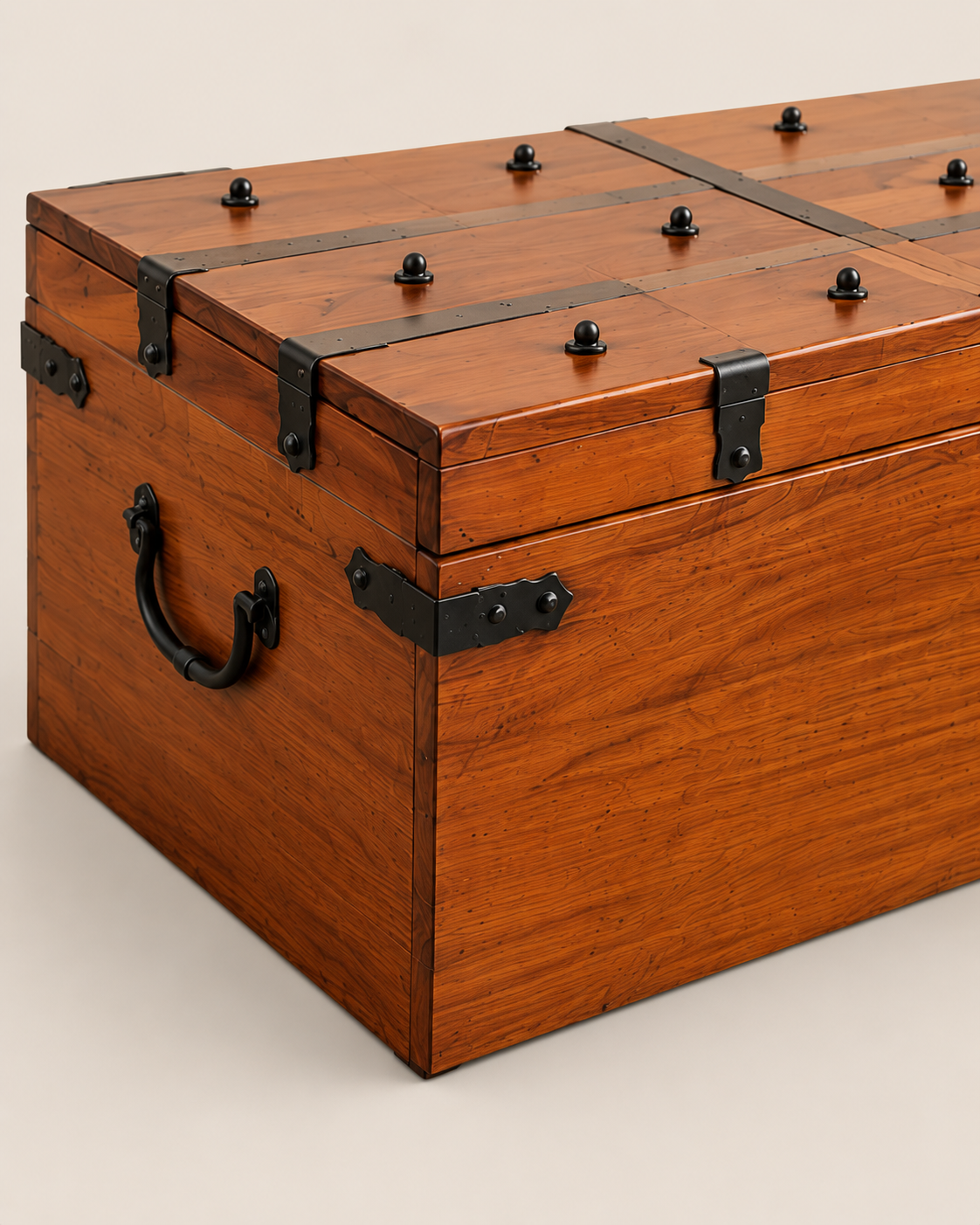 Chemi Mahogany Storage Chest — handcrafted African furniture by El Mundo Furniture in Kenya (view 4)