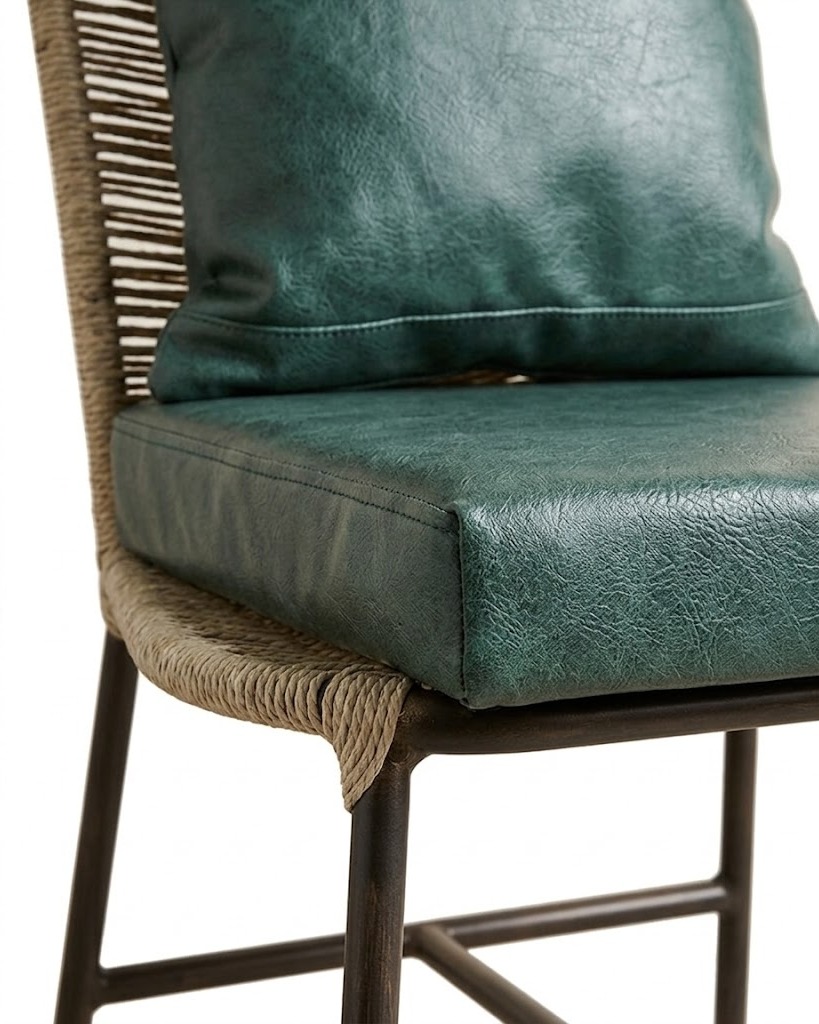 Balcony seat Kiboko Cane — handcrafted African outdoor by Miche Miche in Kenya (view 3)