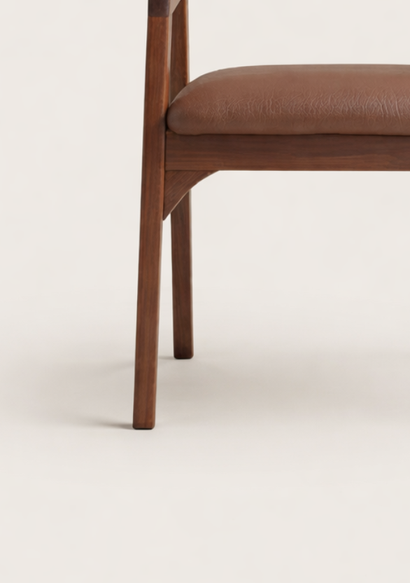 Kaya Curved Mahogany Lounge Chair — handcrafted African furniture by Promising furniture world  in Kenya (view 2)