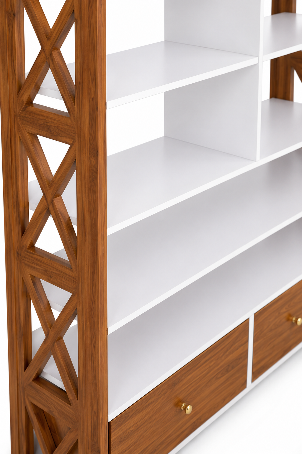 Aane Shelf Unit — handcrafted African furniture by Gifted woodwork enterprises in Kenya (view 3)
