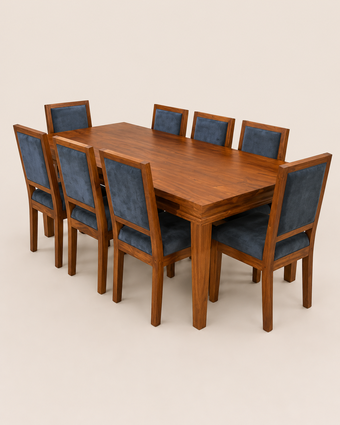 Nafasi Mahogani Dining Set — handcrafted African furniture by Homefelt furniture in Kenya