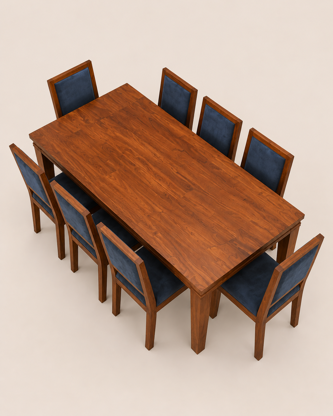 Nafasi Mahogani Dining Set — handcrafted African furniture by Homefelt furniture in Kenya (view 2)