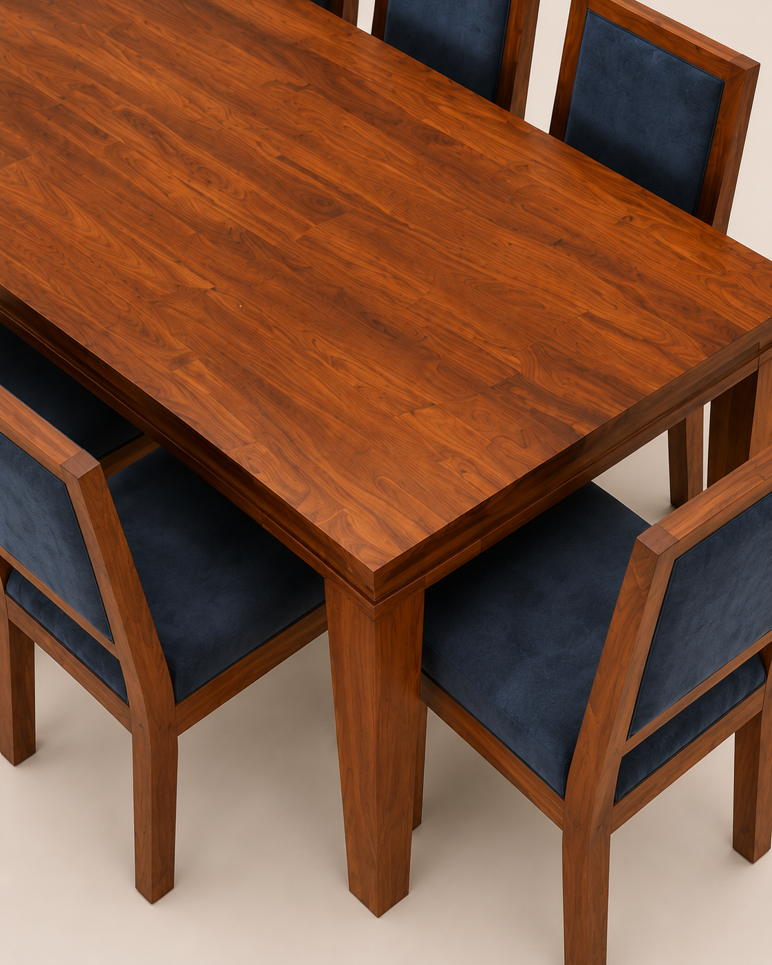 Nafasi Mahogani Dining Set — handcrafted African furniture by Homefelt furniture in Kenya (view 3)