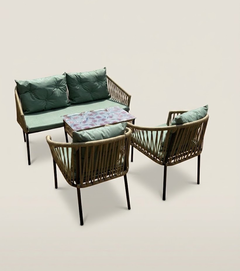 Outdoor Dining Table Mbingu — handcrafted African outdoor by Cate furniture  in Kenya (view 3)