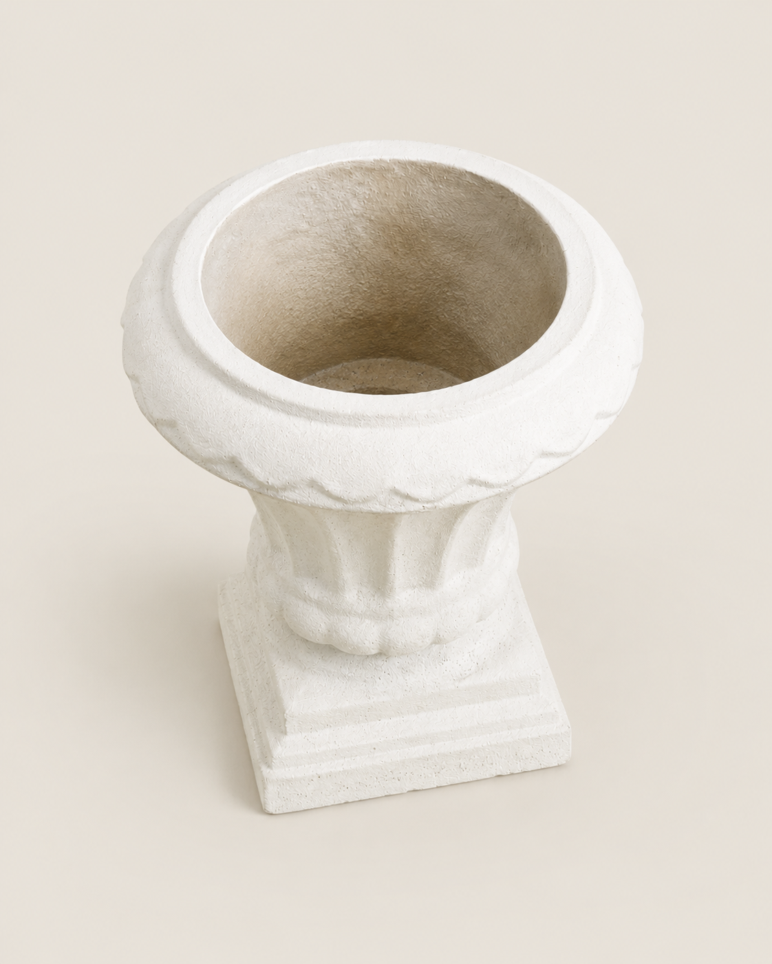 Efuwe Concrete Urn — handcrafted African outdoor by Kibethis  in Kenya (view 2)