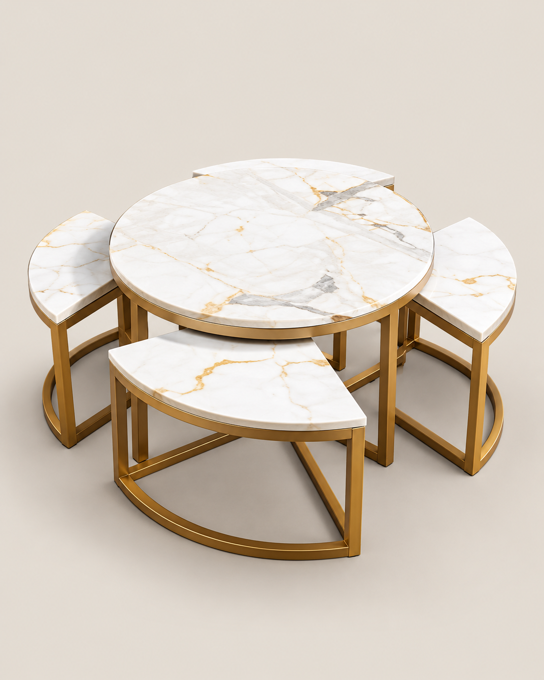 Sabuko Nesting Coffee Table — handcrafted African furniture by By Faith Furnitures  in Kenya (view 3)