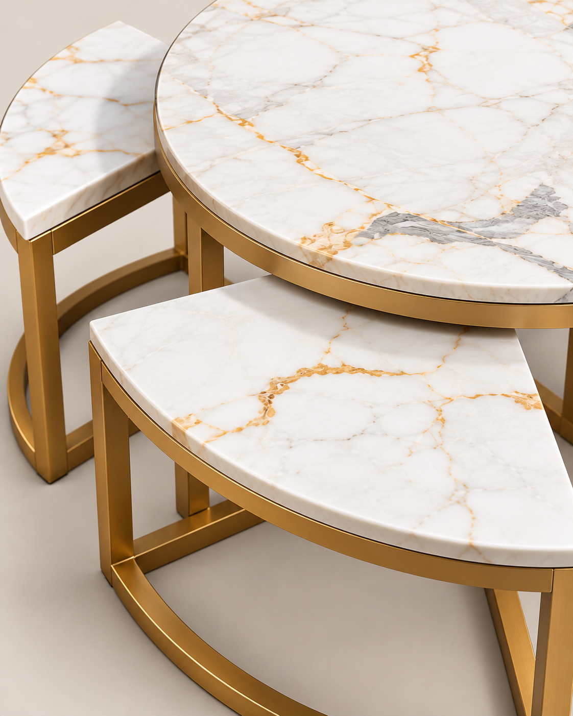 Sabuko Nesting Coffee Table — handcrafted African furniture by By Faith Furnitures  in Kenya (view 4)