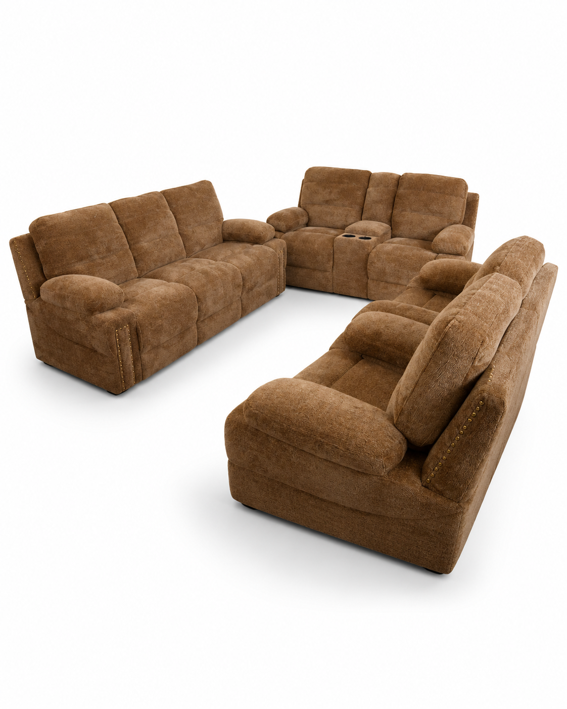 Jabali Recliner Sofa Set — handcrafted African furniture by Impact in Kenya