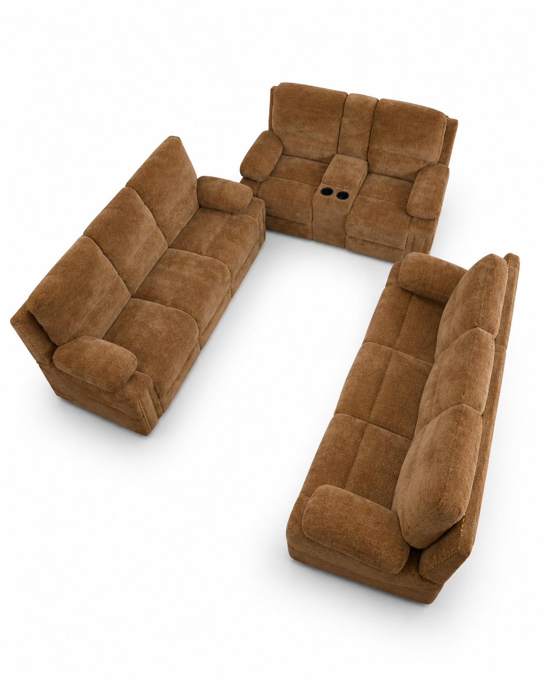 Jabali Recliner Sofa Set — handcrafted African furniture by Impact in Kenya (view 2)