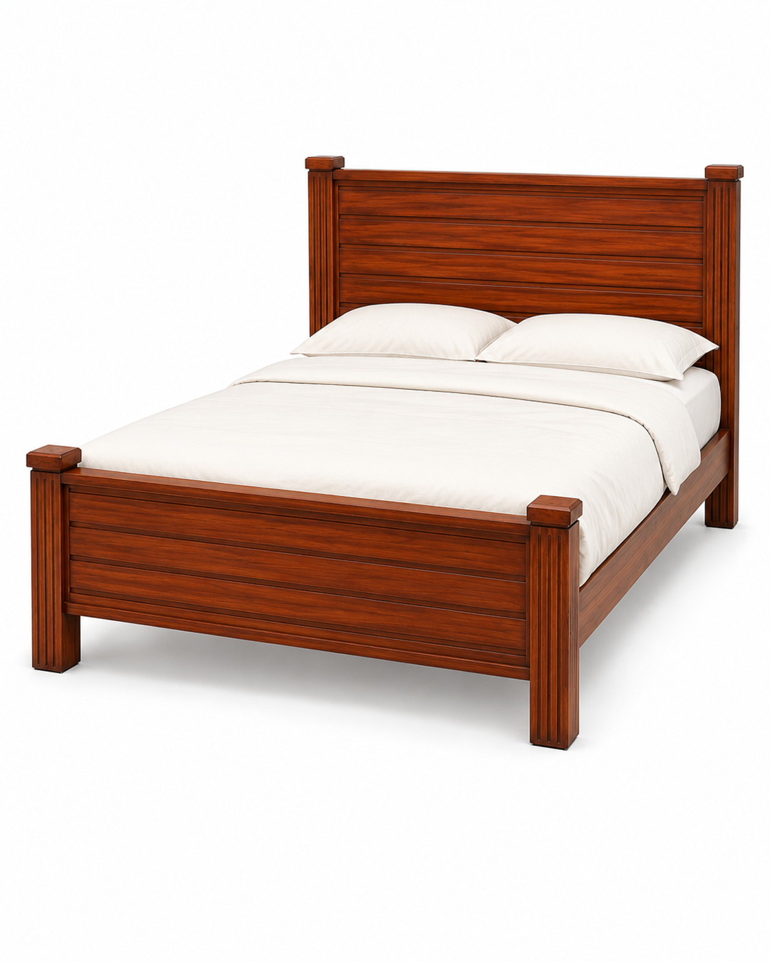 6 by 6 Bini Bedstead — handcrafted African furniture by Vejo furniture  in Kenya