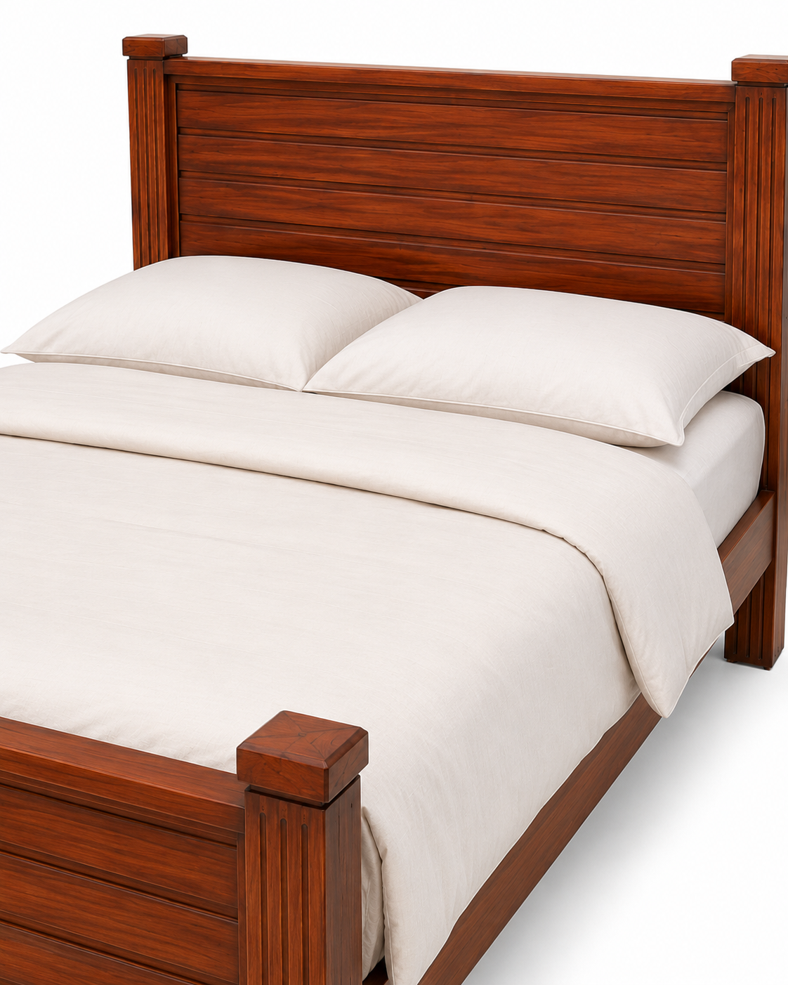 6 by 6 Bini Bedstead — handcrafted African furniture by Vejo furniture  in Kenya (view 4)