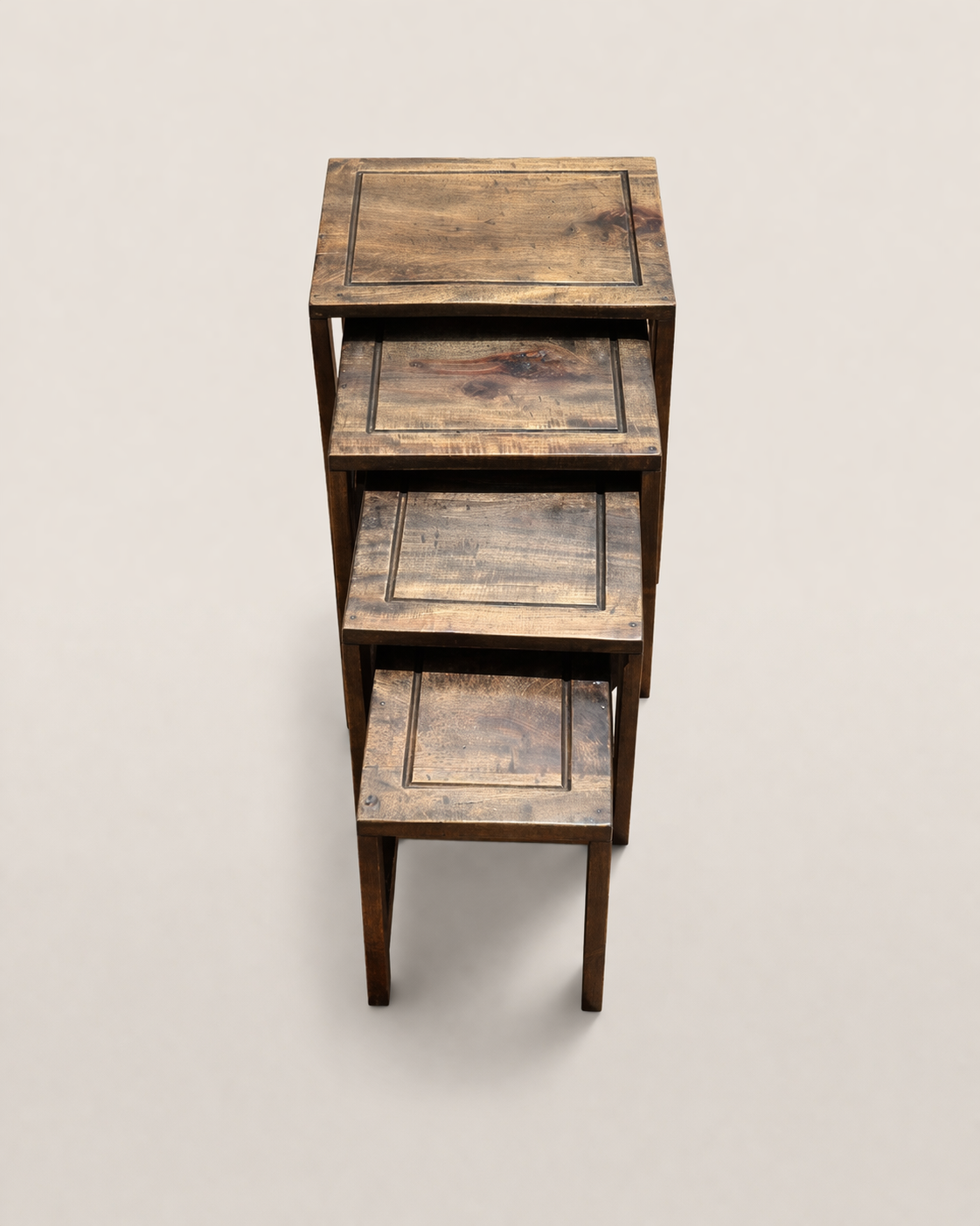 Nest of Stools – Upepo Tiered Accent Tables — handcrafted African furniture by Makey Stays in Kenya (view 2)