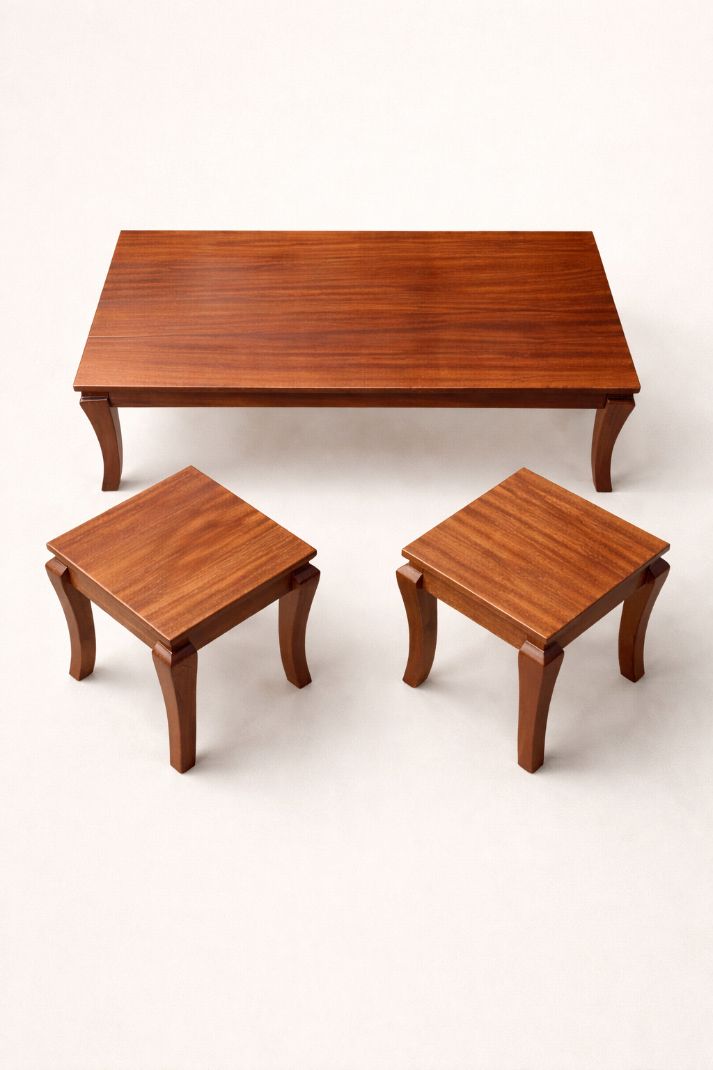 Kikwetu Coffee table Set — handcrafted African furniture by Cobs Furniture and metal works in Kenya