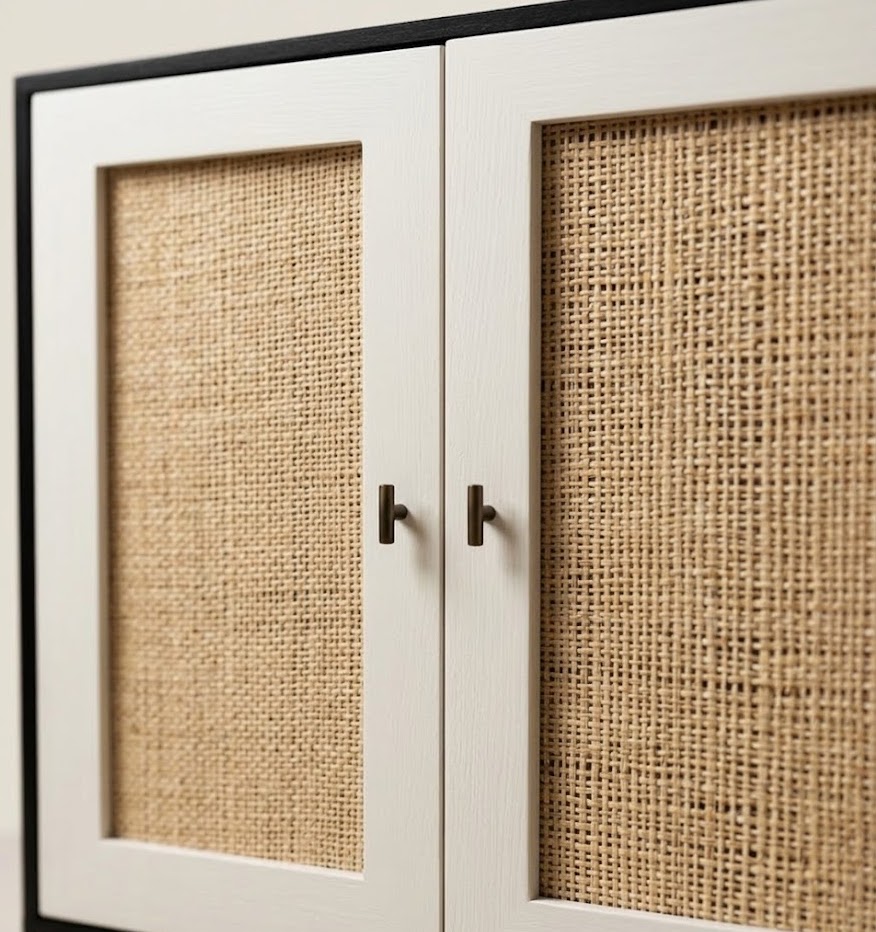 Black Cabinet Kipepeo Storage — handcrafted African furniture by Lebo Furniture &Interior in Kenya (view 3)
