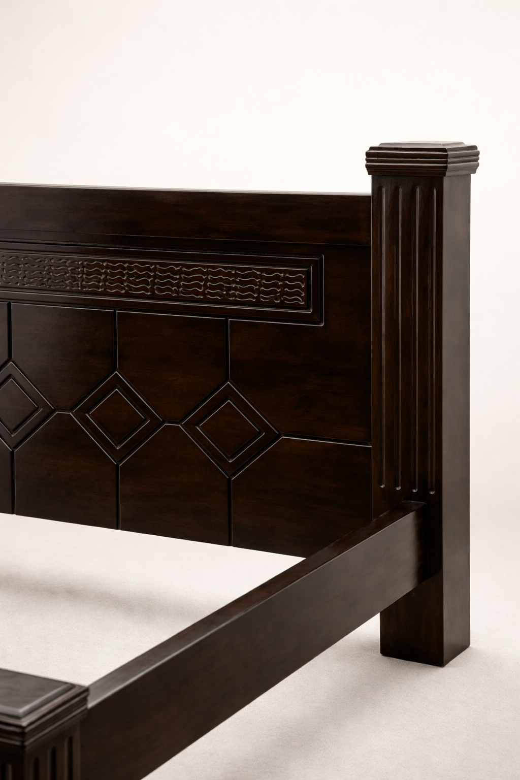 5by6 Bed Kilifi — handcrafted African furniture by Humble furniture  in Kenya (view 3)