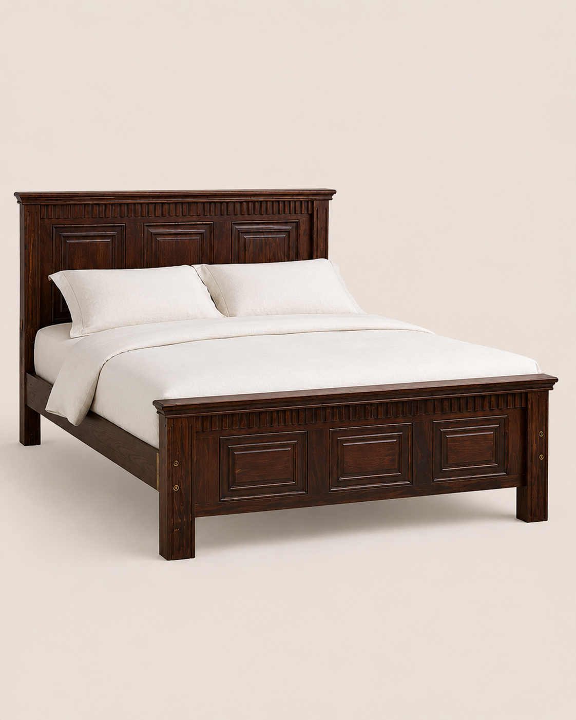 5 by 6 Kasuku Bed — handcrafted African furniture by Woodfolks  in Kenya