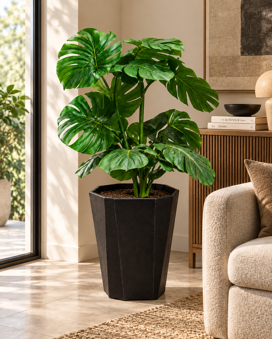 Nyafula Planter — handcrafted African outdoor by jadima interior decor in Kenya