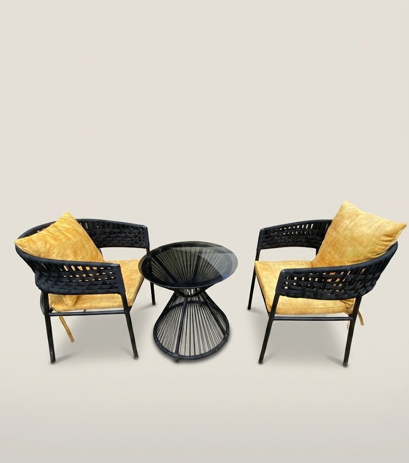 Sankara Balcony Set — handcrafted African outdoor by Mt sinai in Kenya