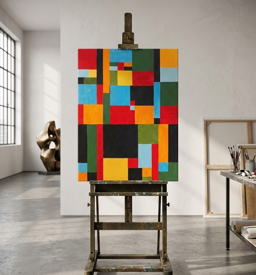 Mother Nature (paint) Msingi Mosaic — handcrafted African furniture by FashonistarGallery in Kenya