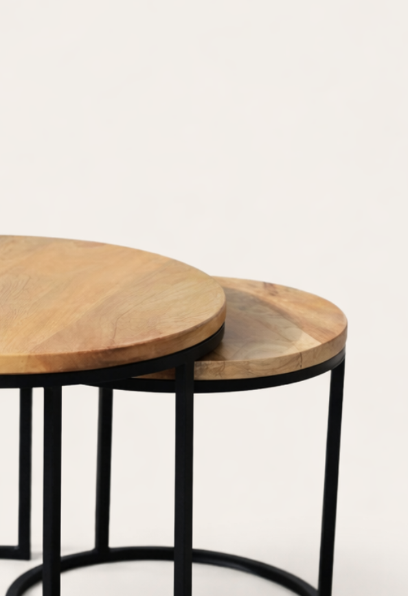 Penda Hadhi Nest of Stools — handcrafted African furniture by Classic Furniture in Kenya (view 3)