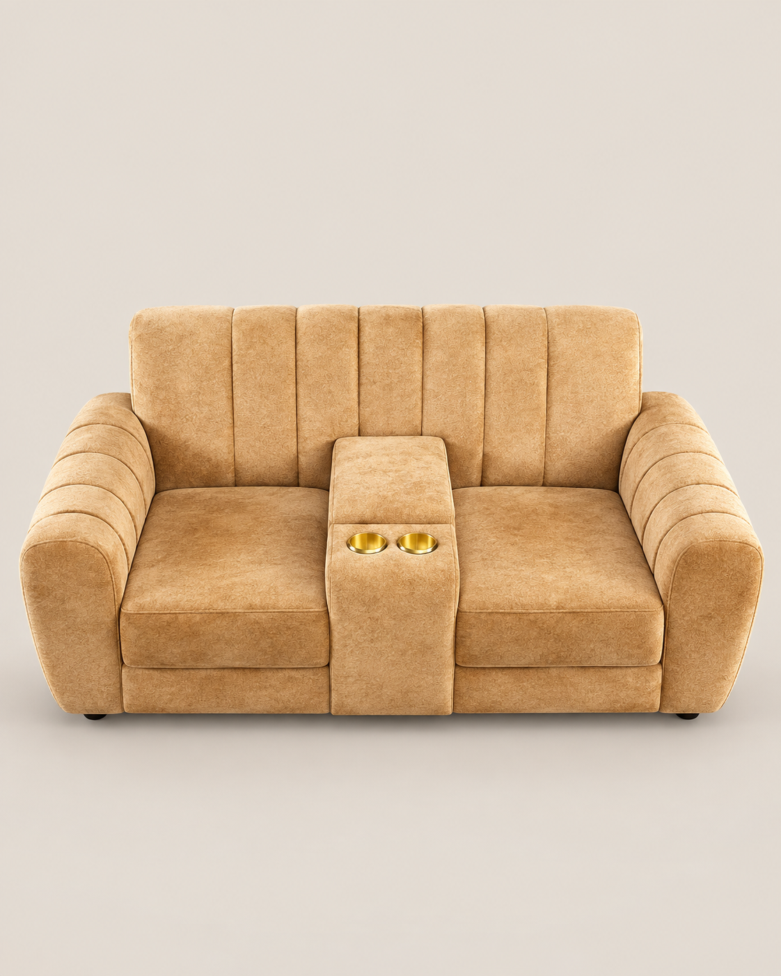 5 Seater Channelled Sofa — handcrafted African furniture by Hi tech furniture  in Kenya (view 4)
