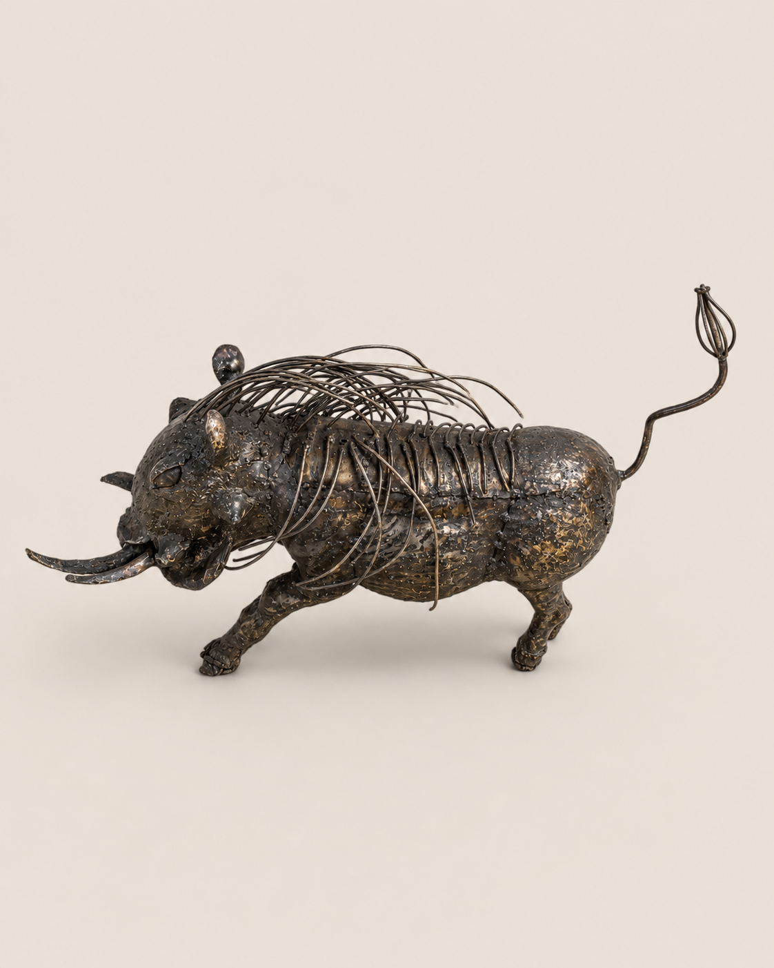 Cinka Ngiri Sculpture — handcrafted African outdoor by LUCZAI SCULPTURE  in Kenya (view 2)
