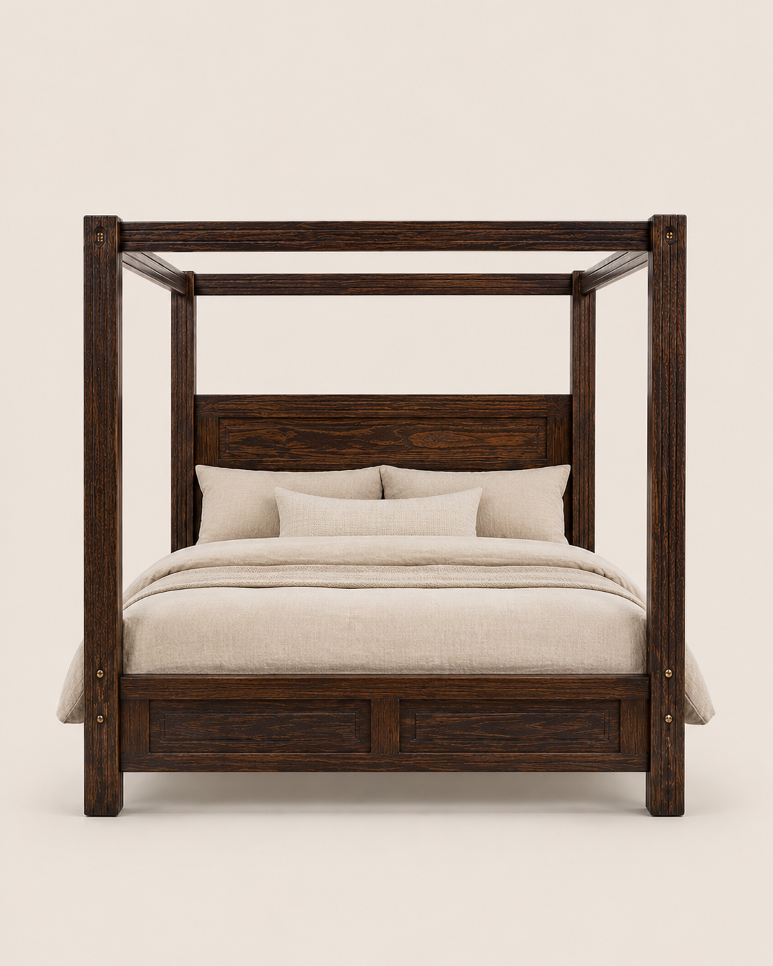6 by 6 Sungura Four-Poster Bed — handcrafted African furniture by jimpass Nairobi furniture  in Kenya