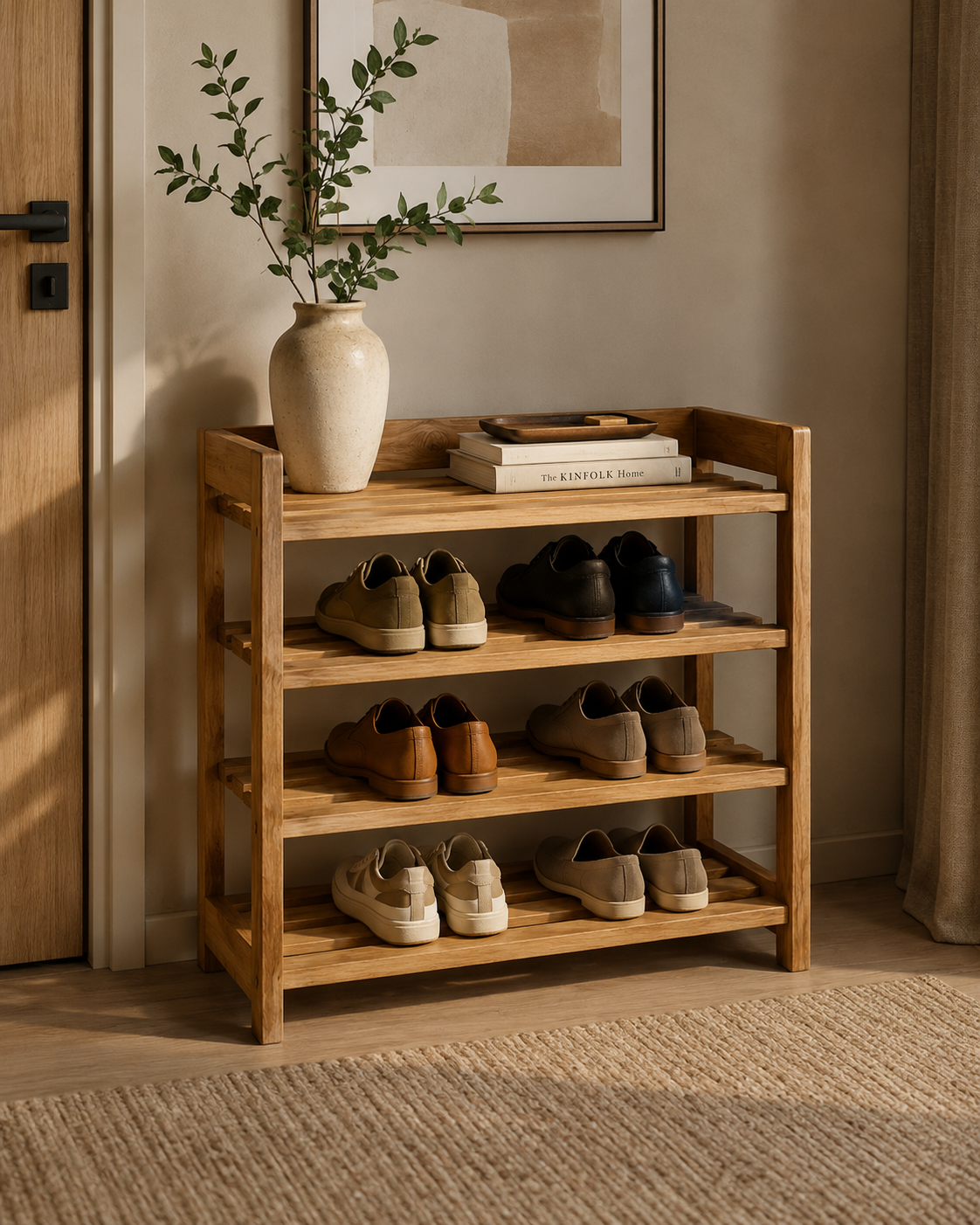 Chumvi Shoe Rack — handcrafted African furniture by marimart in Kenya