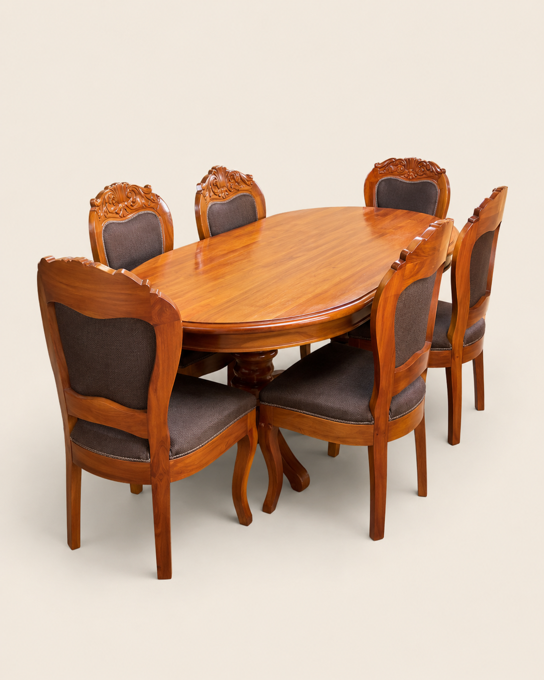 Ddoon Dining Table Set — handcrafted African furniture by mzazi furniture in Kenya