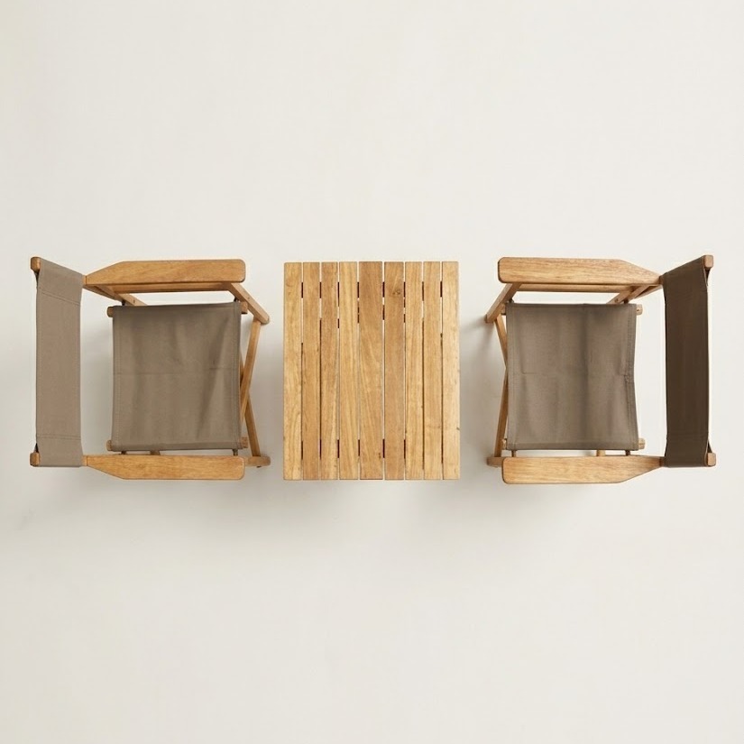 Outdoor set Mvule Director — handcrafted African outdoor by Antonyojina in Kenya (view 2)