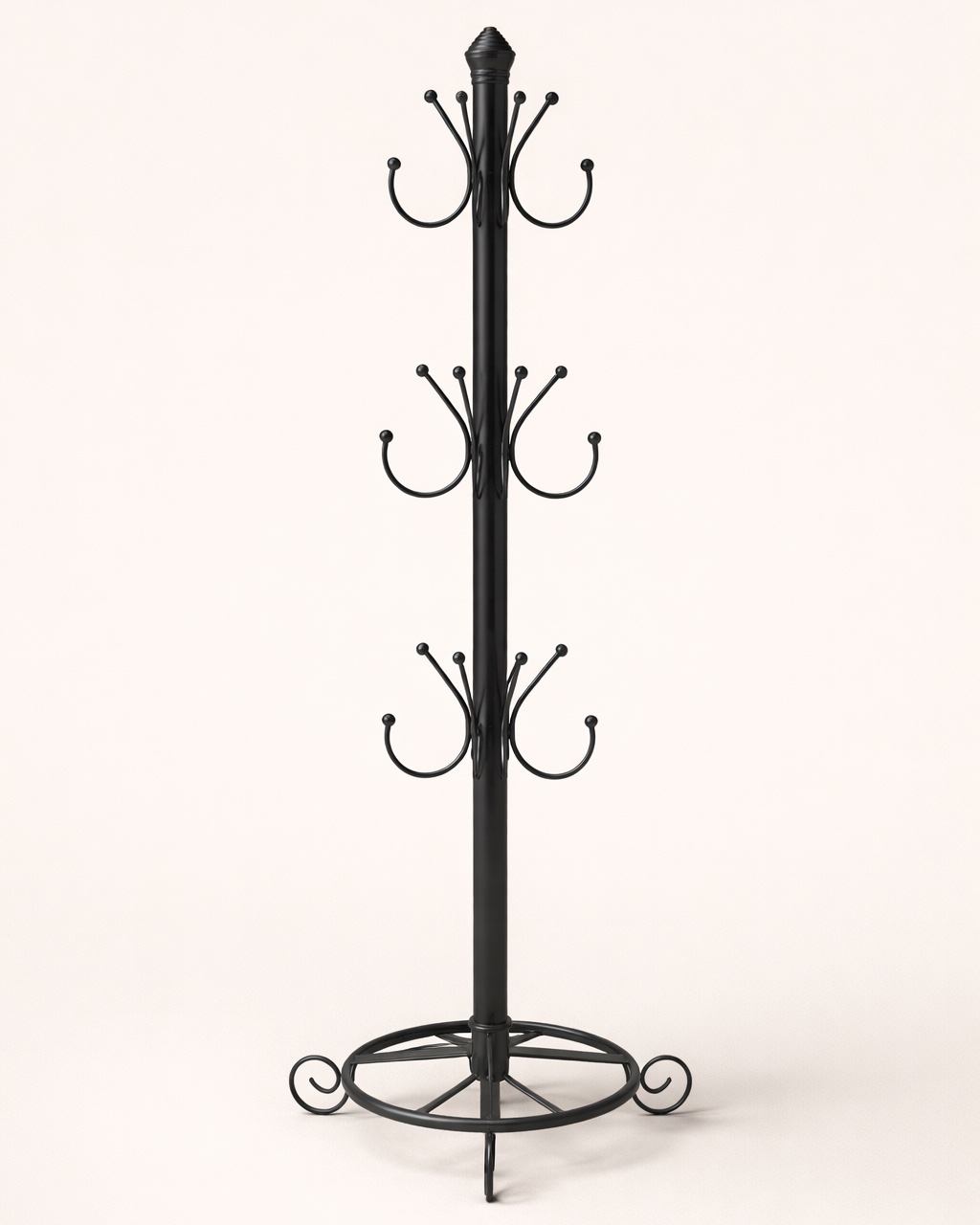 Kaya Iron Coat Hanger — handcrafted African furniture by Samuel woodworks  in Kenya