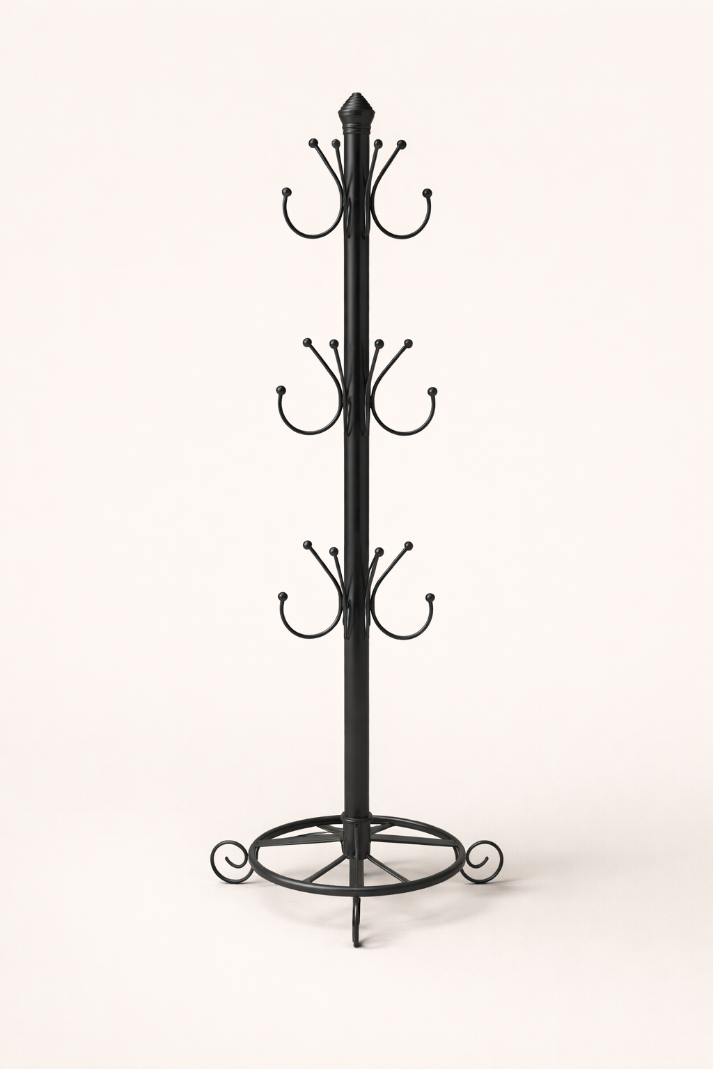 Kaya Iron Coat Hanger — handcrafted African furniture by Samuel woodworks  in Kenya (view 3)