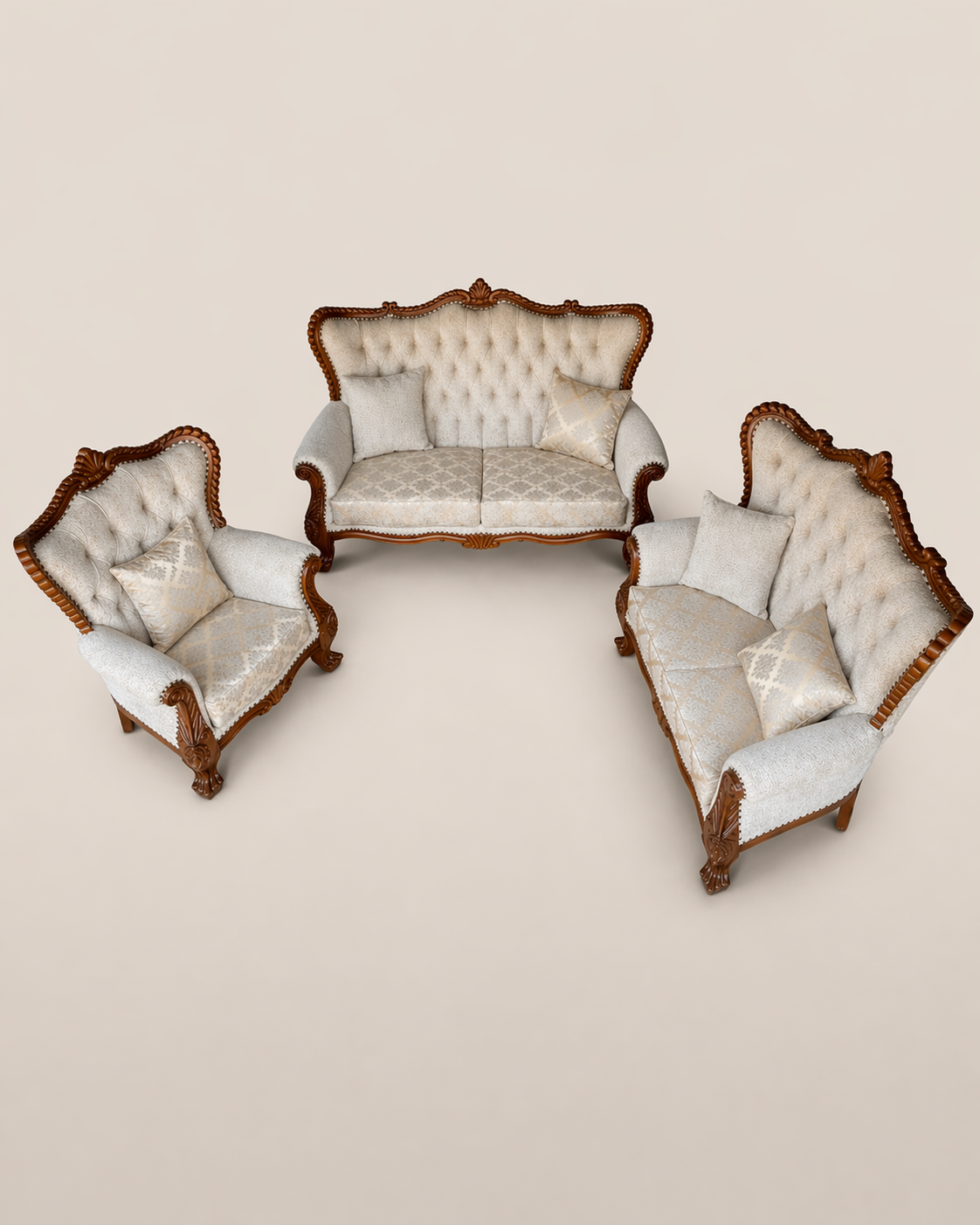 Funzi Living Set — handcrafted African furniture by Eq furniture  in Kenya