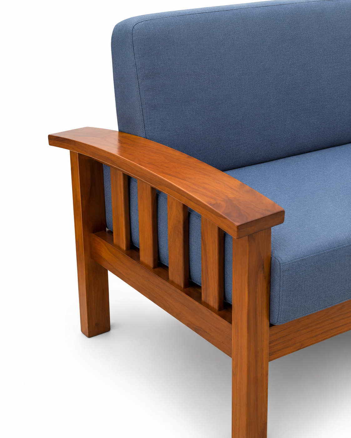 Bahari Wooden Sofa Set — handcrafted African furniture by Tenis furniture palace in Kenya (view 3)