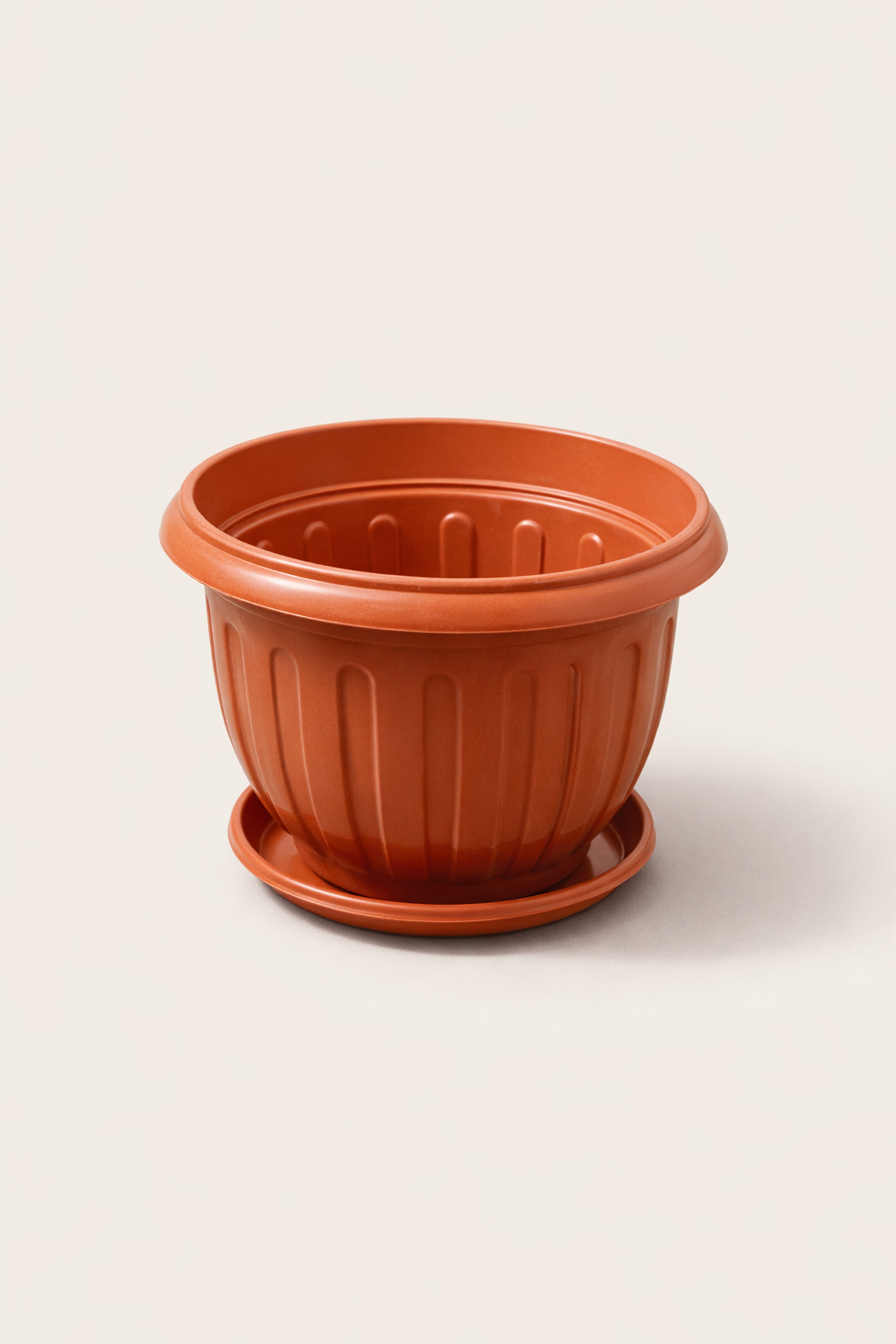 Orange Planter Uroho Accent — handcrafted African outdoor by Miche Miche in Kenya (view 3)