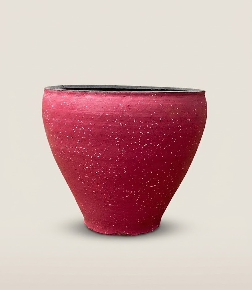 Efoza Organic Clay Planter — handcrafted African outdoor by Paulinemumu4 in Kenya