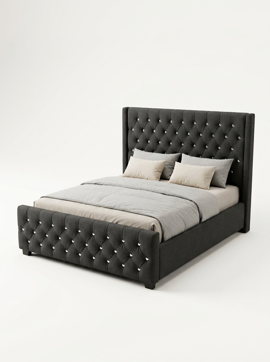 5 by 6 Ngeli Bed — handcrafted African furniture by Kemu furniture  in Kenya (view 2)