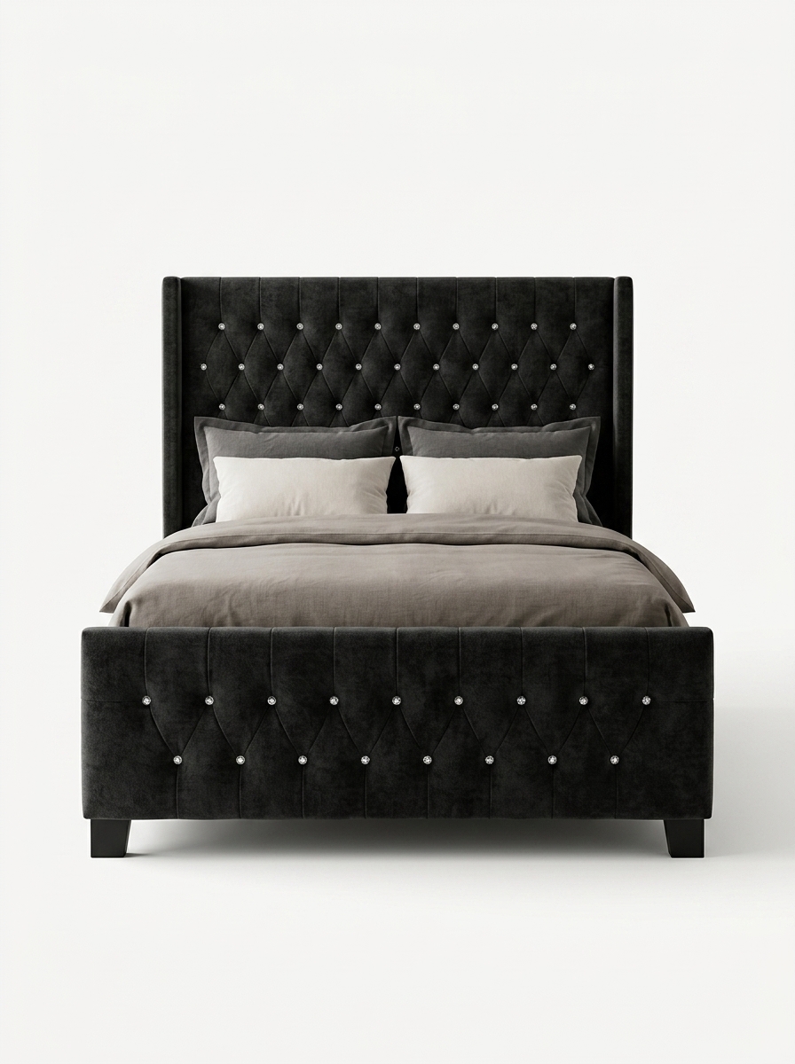 5 by 6 Ngeli Bed — handcrafted African furniture by Kemu furniture  in Kenya (view 3)