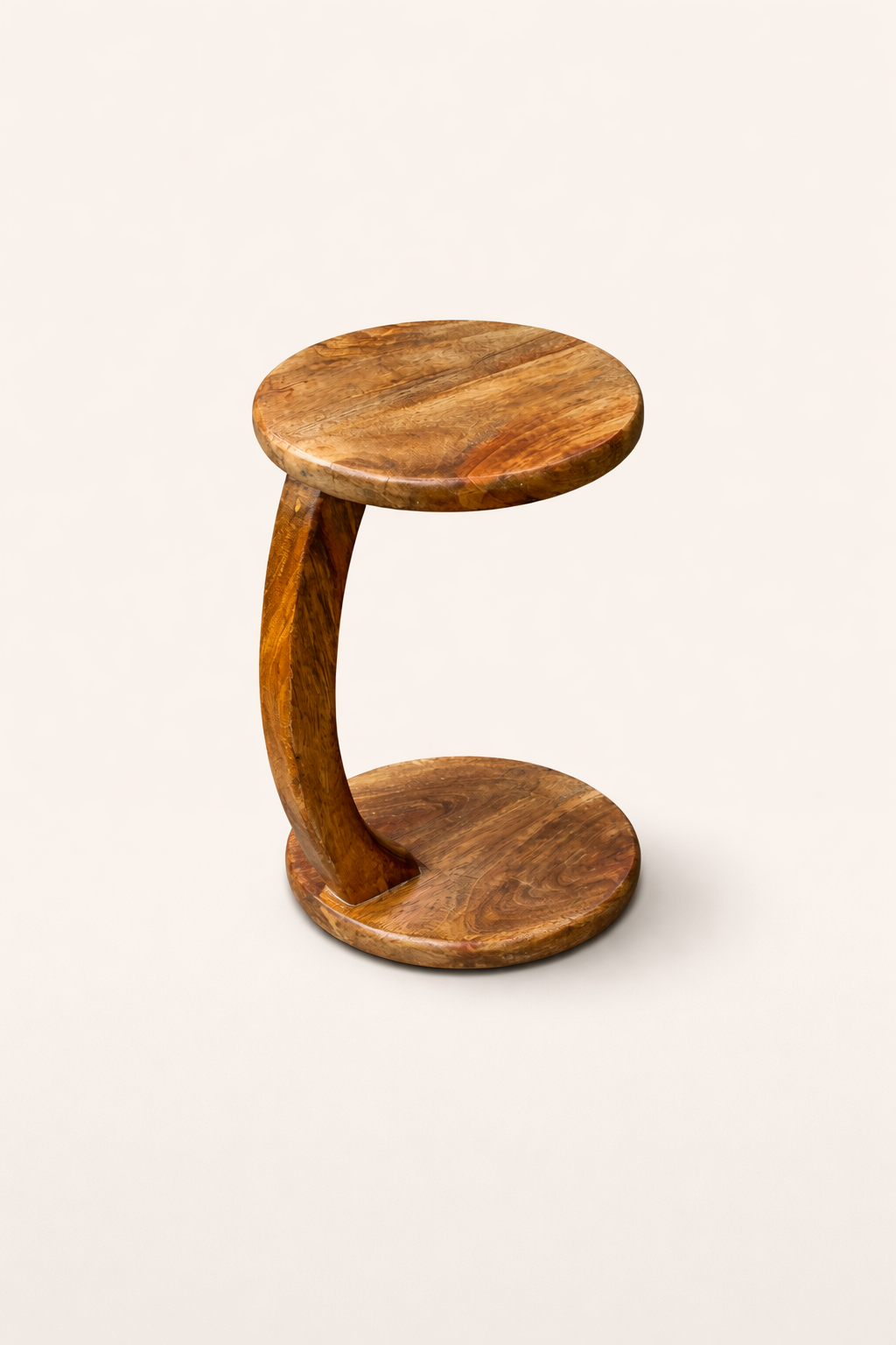 Jipya Stool Accent — handcrafted African furniture by Sue Woodland furniture in Kenya