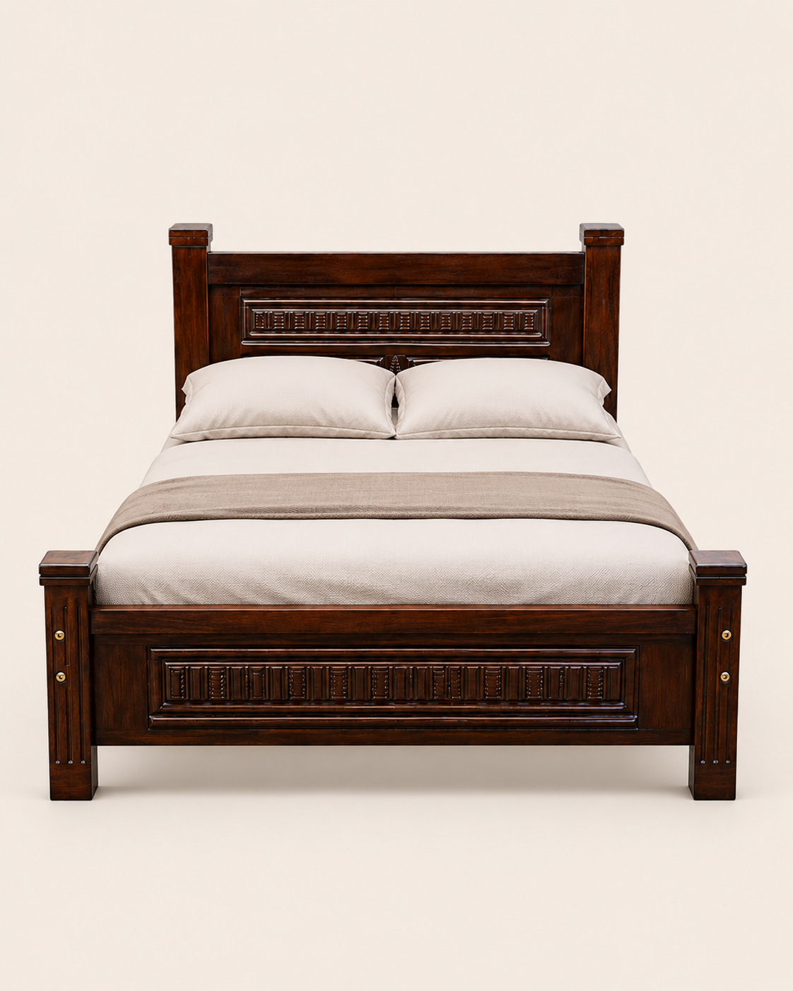 6 by 6 Sungura Luxury Bed — handcrafted African furniture by jimpass Nairobi furniture  in Kenya