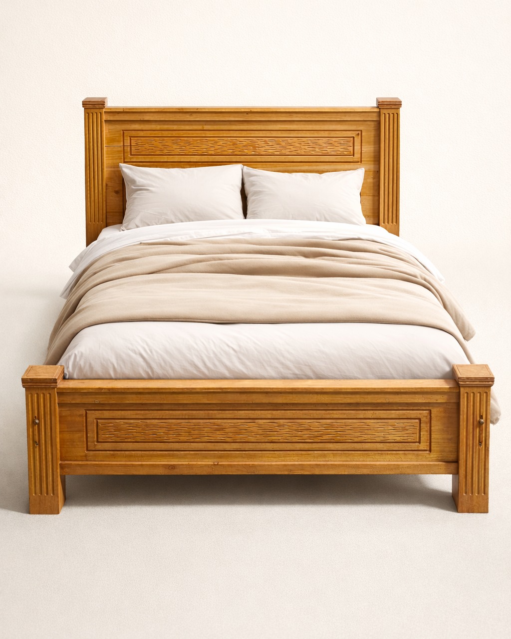 Ruiru 5by6 Queen Size Bed — handcrafted African furniture by Antonyojina in Kenya