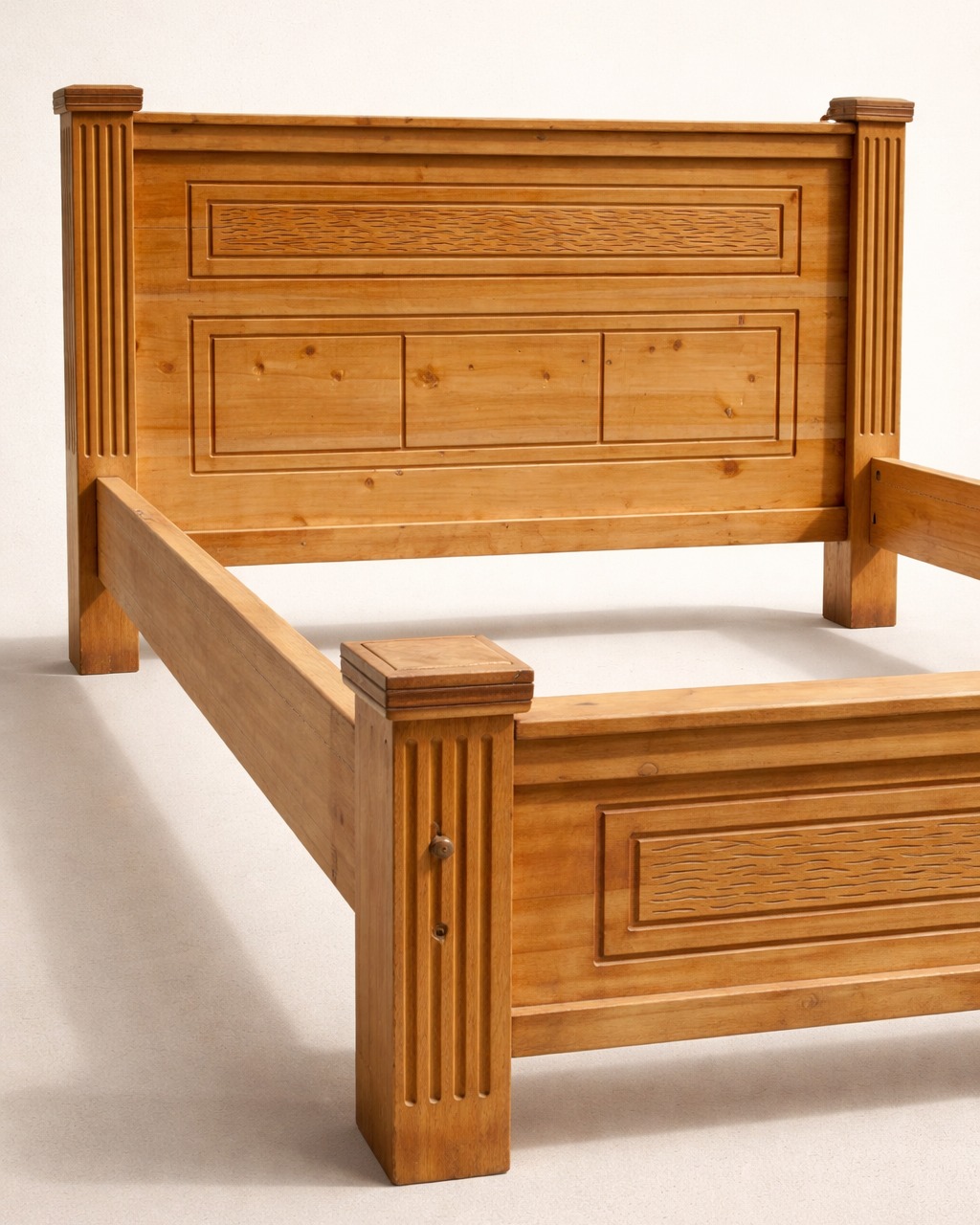 Ruiru 5by6 Queen Size Bed — handcrafted African furniture by Antonyojina in Kenya (view 3)
