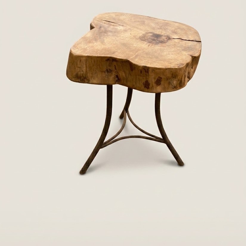 Mbingu Stool Side Table — handcrafted African furniture by Natural art furniture  in Kenya (view 2)